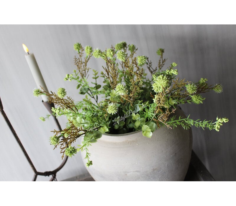 Namaak plant plataan bolletjes groen 40cm