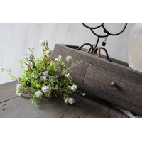 Namaak plant plataan bolletjes wit 40cm