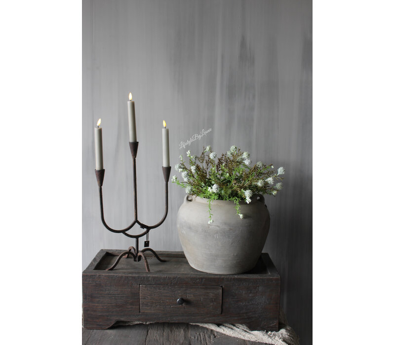 Namaak plant plataan bolletjes wit 40cm