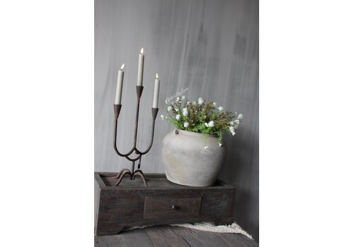 Namaak plant plataan bolletjes wit 40cm