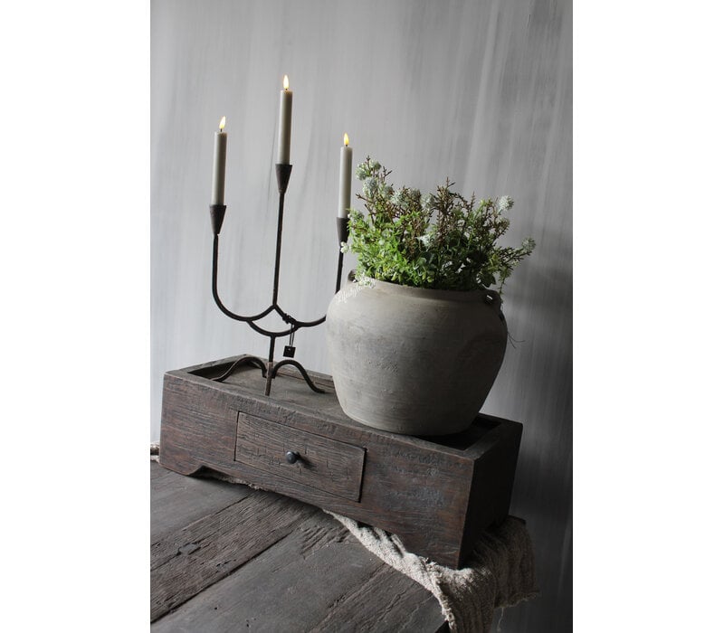 Namaak plant plataan bolletjes wit 40cm