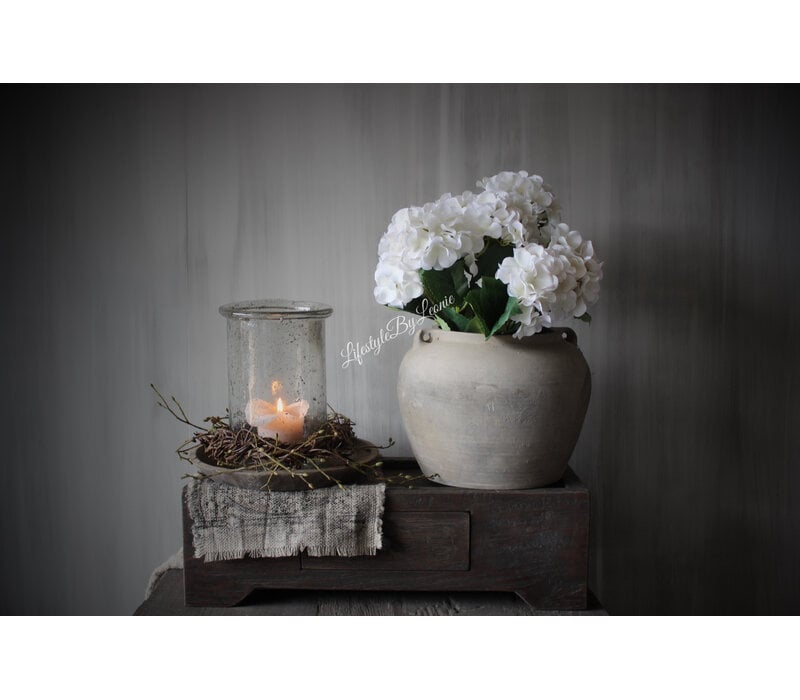 Namaak bos hortensia bloeiend White 55cm