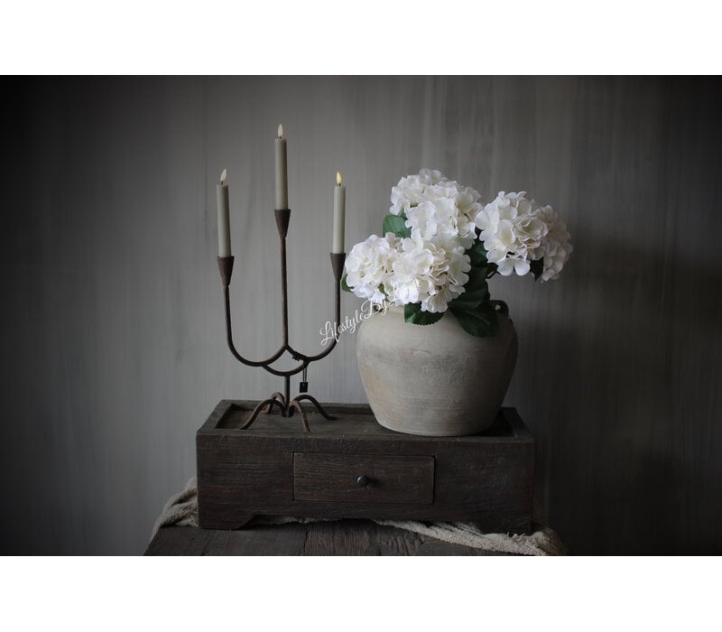 Namaak bos hortensia bloeiend White 55cm
