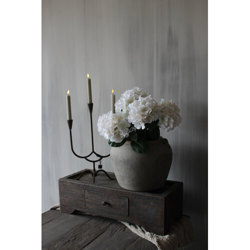 Namaak bos Hortensia bloeiend white 55 cm 