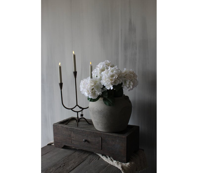 Namaak bos hortensia bloeiend White 55cm