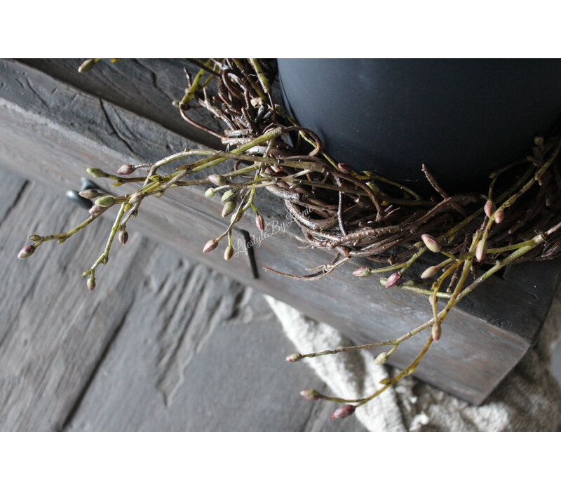 Namaak takkenkrans Betula knop 25 cm