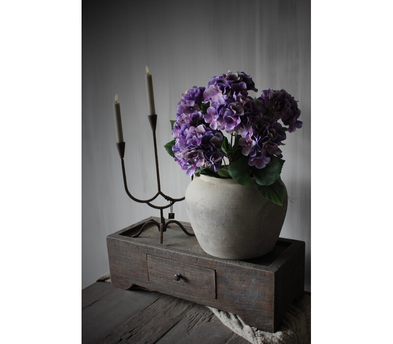 Namaak bos hortensia bloeiend Purple 55cm