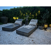 Rotan LED snoer lampjes 200 cm