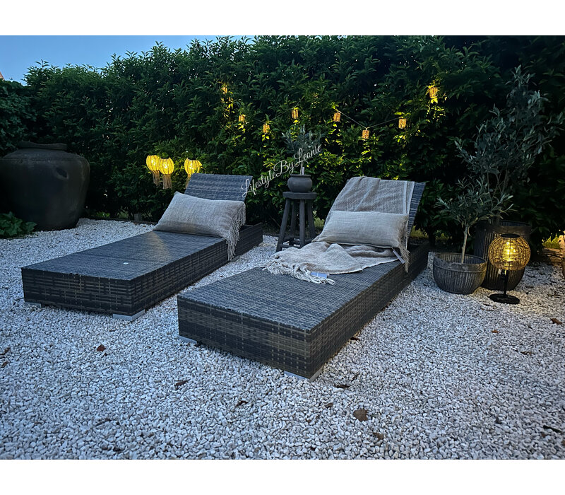 Rotan LED snoer lampjes 200 cm