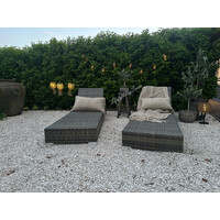 Rotan LED snoer lampjes 200 cm