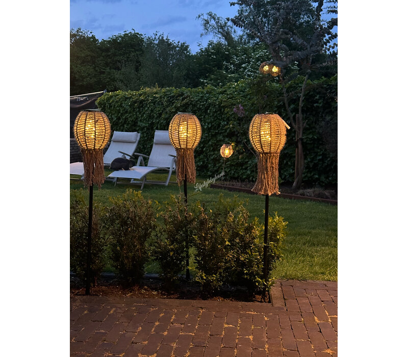 LED solar ibiza tuinlamp steker 90 cm