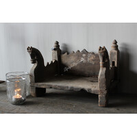 Hoffz Interior oude tempel / altaar hout