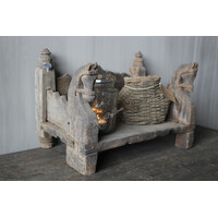Hoffz Interior oude tempel / altaar hout