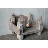 Hoffz Interior oude tempel / altaar hout