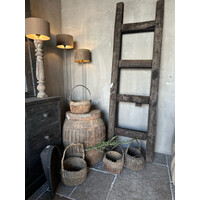 Aura Peeperkorn authentieke bamboo mand met hengsel