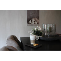 Aura Peeperkorn houten coffee holder / tray Old black 22x15cm