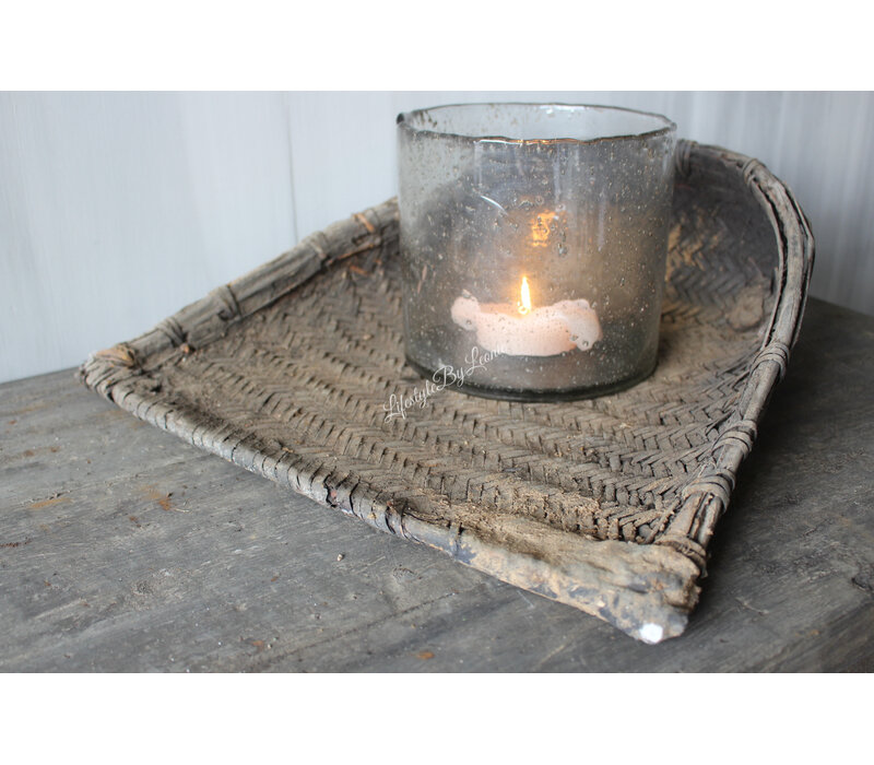 Aura Peeperkorn authentieke rijst schep / tray 40x40cm