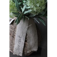 Shabby linnen lint Home made