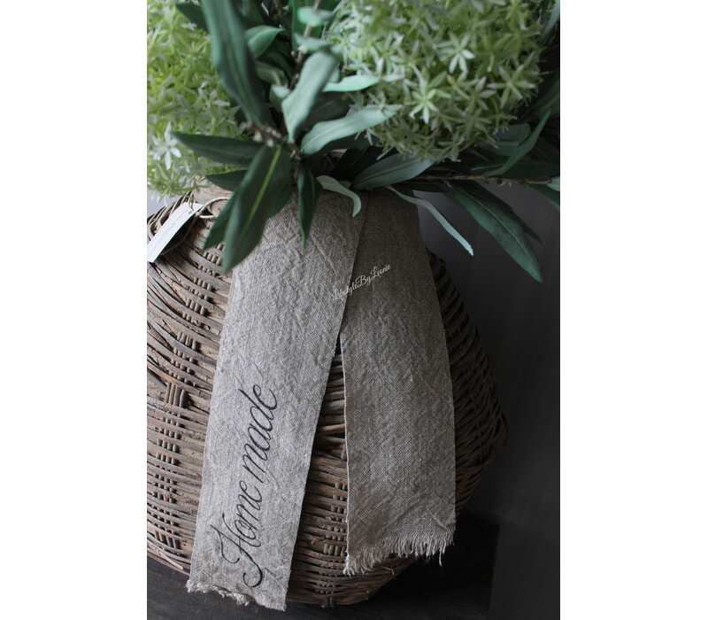 Shabby linnen lint Home made