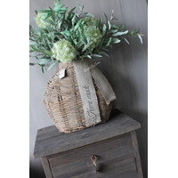 Shabby linnen lint Home made