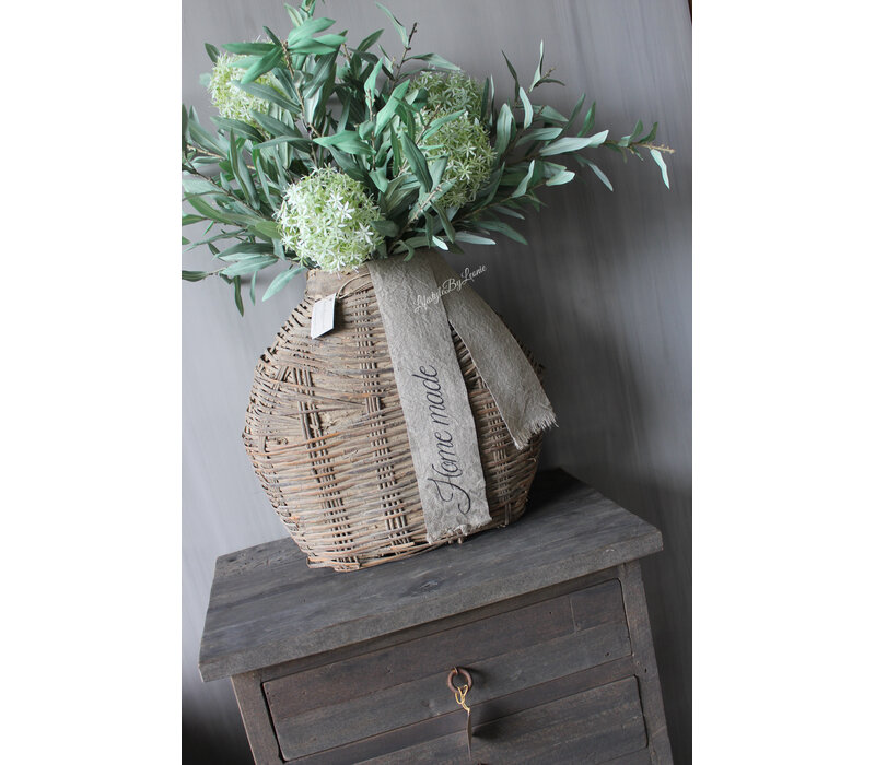 Shabby linnen lint Home made