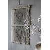 Shabby linnen Wanddoek Kelim Black 90x53cm