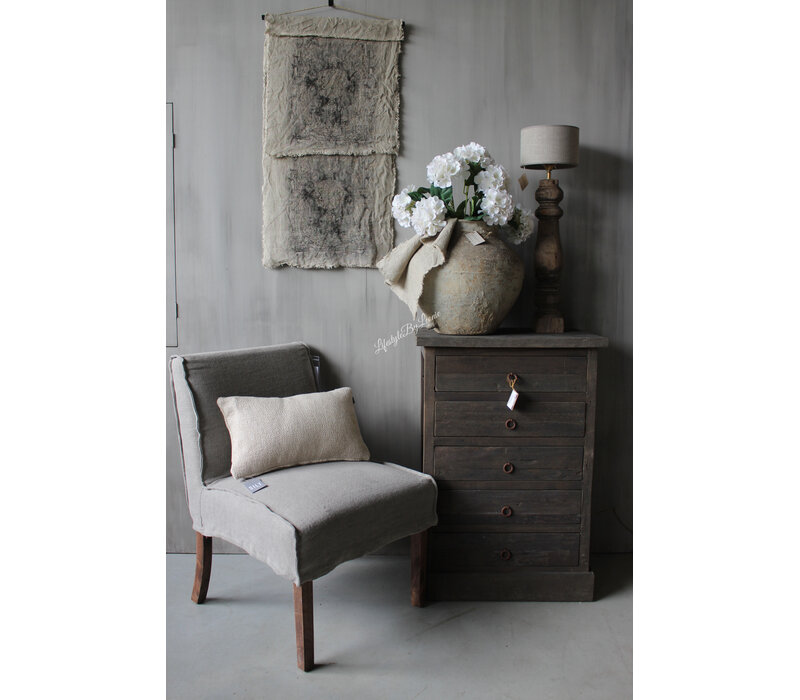 Shabby linnen doek 45x45cm
