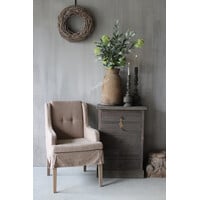 Zijden boeket Naturel green