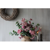 Zijden boeket Old pink