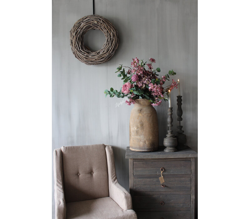 Zijden boeket Old pink