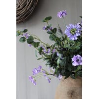 Zijden boeket Green / Purple