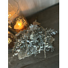 Namaak toefje in shabby doek grey/white