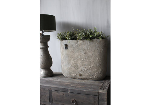 Brynxz Brynxz ovale pot Rustic 47 x 17 x 40 cm