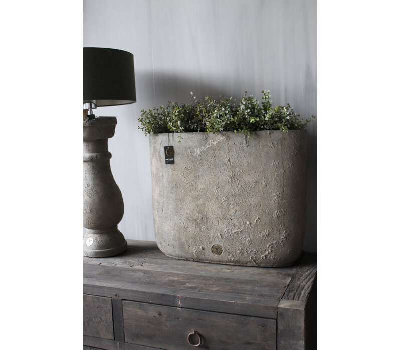 Brynxz ovale pot Rustic 47 x 17 x 40 cm