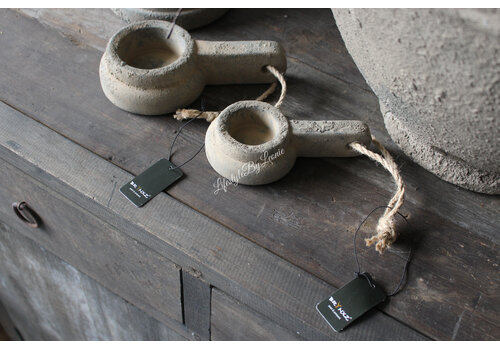 Brynxz Brynxz waxinelichthouder met touw Rustic 18 cm
