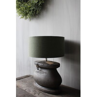 Brynxz ovale lampvoet Brown 30 x 17 x 26 cm