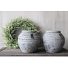 Brynxz Brynxz ronde bol kruik Stone black 30x27cm