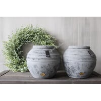Brynxz ronde bol kruik Stone black 30x27cm