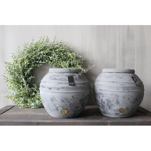 Brynxz ronde bol kruik Stone black 30 x 27 cm 
