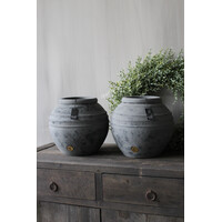 Brynxz ronde bol kruik Stone black 30 x 27 cm