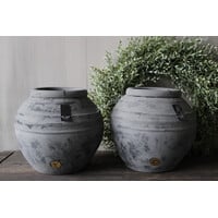 Brynxz ronde bol kruik Stone black 30x27cm