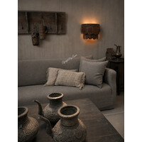Wandlamp schijfjes Roest 40 cm