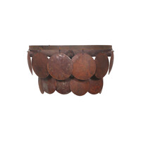 Wandlamp schijfjes Roest 40 cm