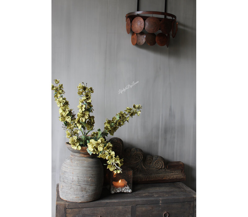 Wandlamp schijfjes Roest 40 cm