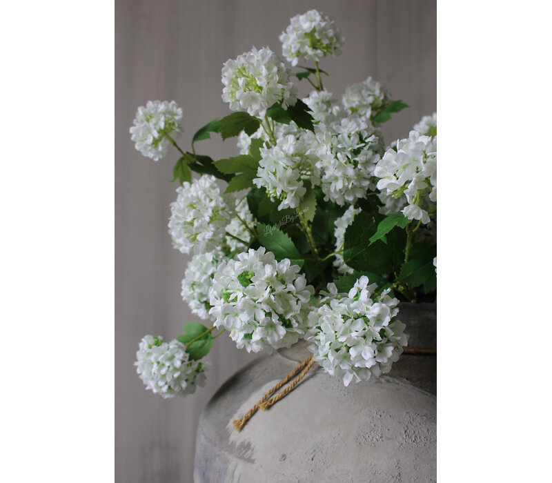 Namaak sneeuwbal tak White 83 cm