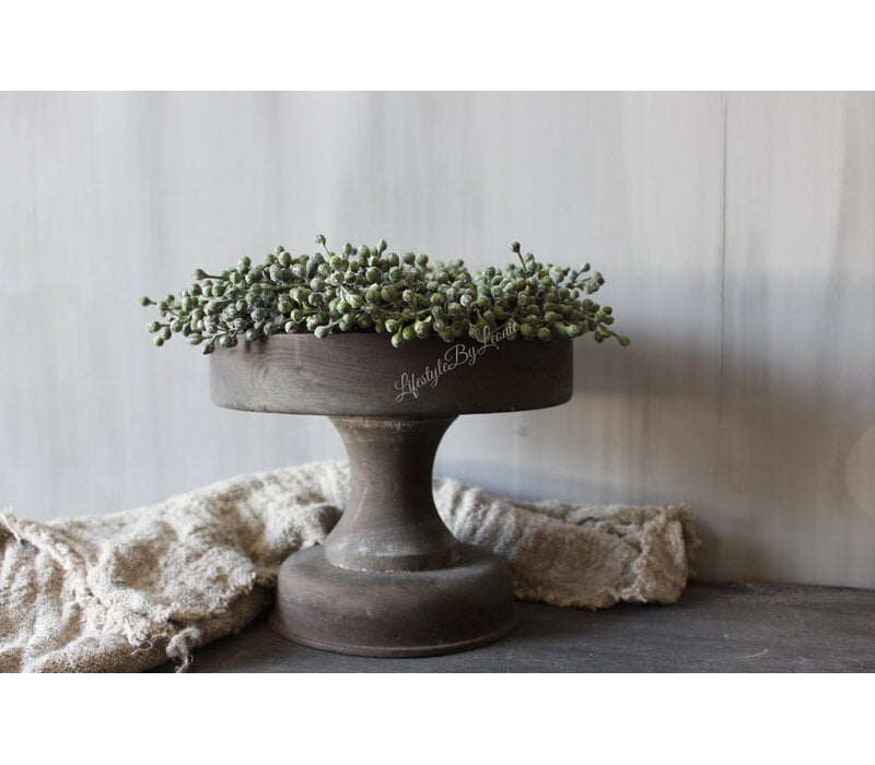 Namaak dadelkrans Groen 30 cm