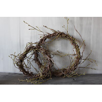 Namaak takkenkrans Betula knop 35 cm