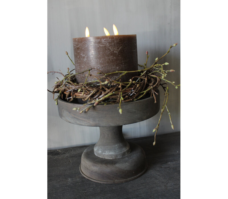 Namaak takkenkrans Betula knop 35 cm