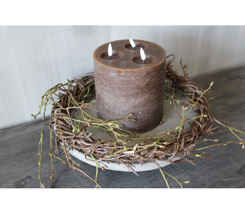 Namaak takkenkrans Betula knop 35 cm