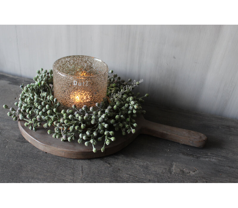 Ronde houten snijplank Indo 36 cm